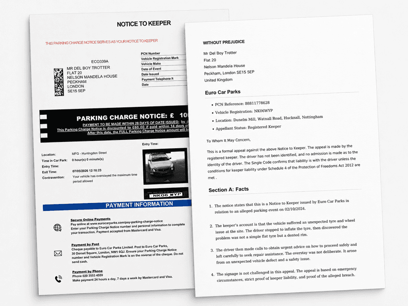 UK Parking Contravention Codes | PCN Code Appeal Help