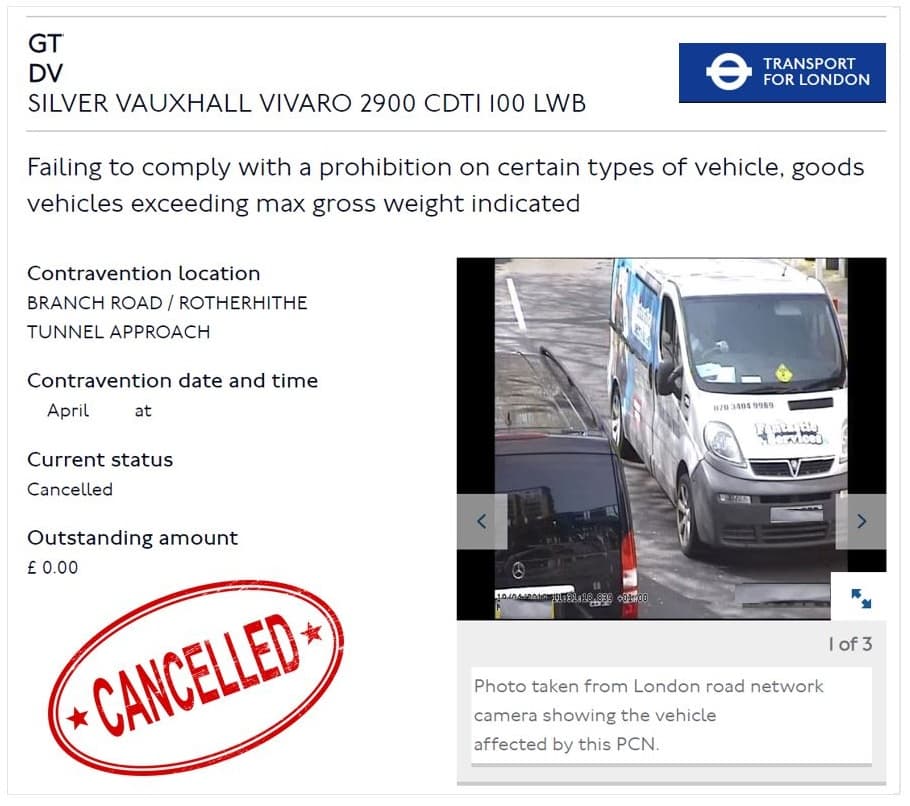 Parking Mate UK output preview