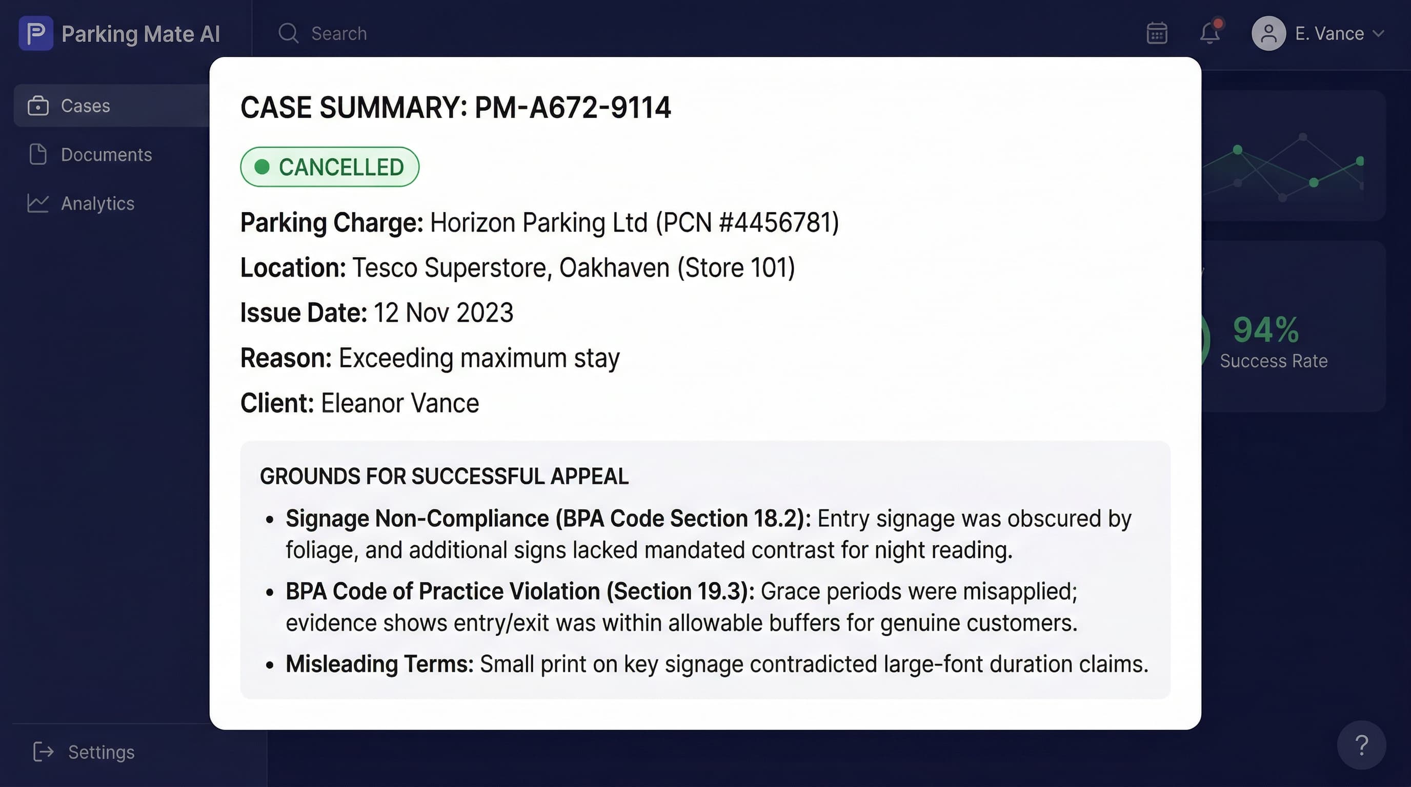 How Parking Mate UK Cancelled a Horizon Parking Ticket at Tesco Stourbridge